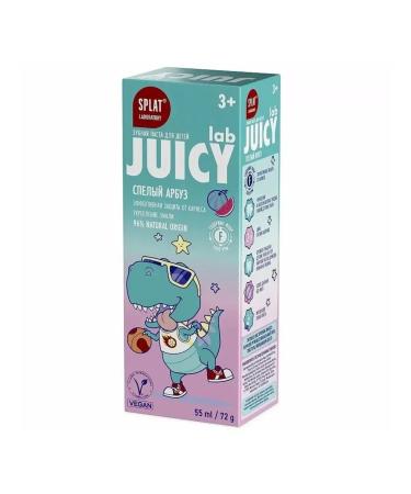 SPLAT Toothpaste Children's Juicy Lab watermelon 2 pcs 55 ml - Buy Online on GoSupps.com