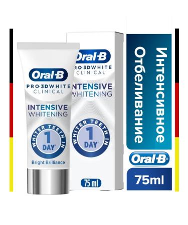 OralB Toothpaste intensive whitening mint 75ml