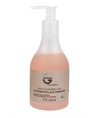 Greenini Silk facial washing gel 235 ml - Buy Online on GoSupps.com