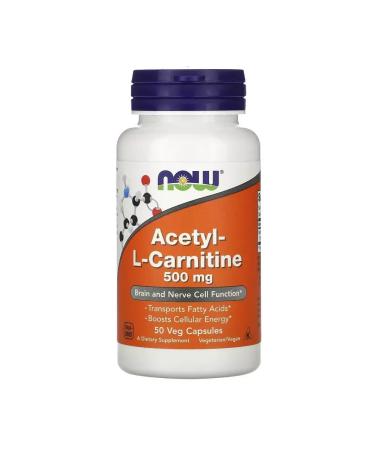 Proper nutrition Now Foods acetyl-l-carnitine 50 vegetarian capsules