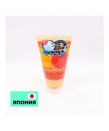 Utena Salt body scrub "Juicy Salt" Grapefruit 300 g - Buy Online on GoSupps.com