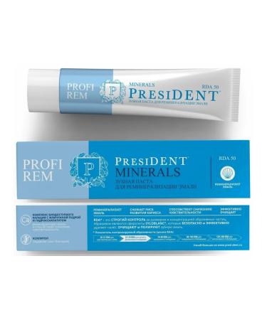 President Toothpaste with a remineralizing effect of 50 ml - 3 pcs - Buy Online on GoSupps.com