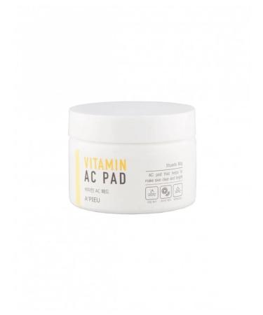 PIEU facial peeling discs with AHA and BHA acids and 6 vitamins