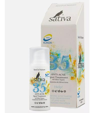 SATIVA Remedy against acne No. 35 point from acne acne - Buy Online on GoSupps.com