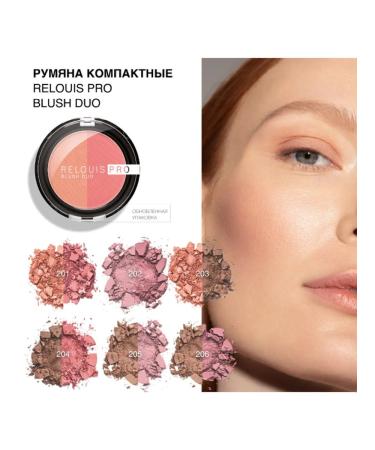 RELOUIS Blush compact two -tone Pro Blush Du No. 202 - Buy Online on GoSupps.com