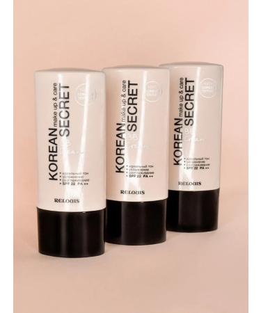 RELOUIS BB-cream for face with SPF 22 Korean Secret tone 21 natural - Buy Online on GoSupps.com