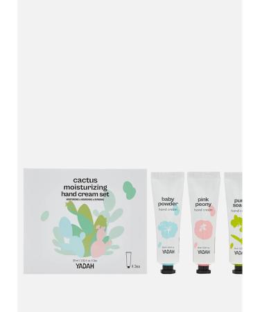 Yadah A set of hand cactus moisturizing 3 pcs