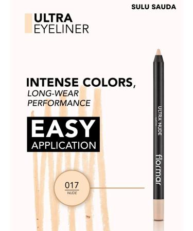 Flormar Eye pencil Ultra Eyeliner Ul-017 Nude 1.14GR - Buy Online on GoSupps.com