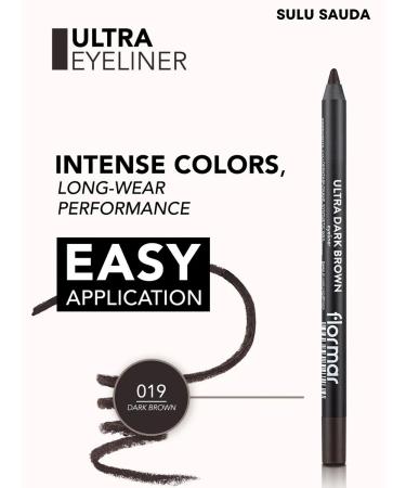 Flormar Eye pencil Ultra Eyeliner 019 Dark Brown - Buy Online on GoSupps.com