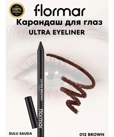 Flormar Eye pencil Ultra Eyeliner 012 Brown - Buy Online on GoSupps.com