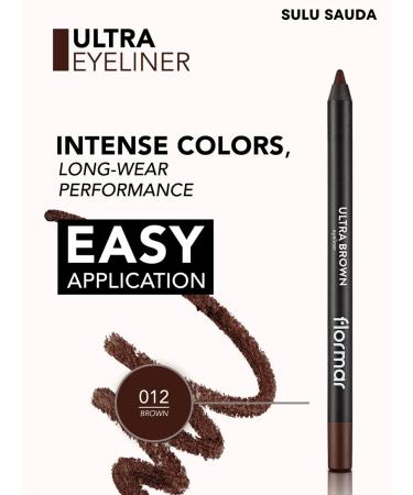 Flormar Eye pencil Ultra Eyeliner 012 Brown - Buy Online on GoSupps.com