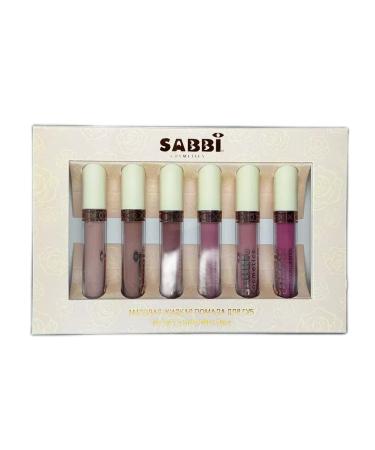 Sabbi Cosmetics Matte lipstick for lip 6 pieces