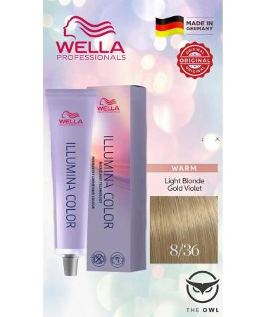WELLA PROFESSIONALS Illumina color 8 36 hair - Buy Online on GoSupps.com