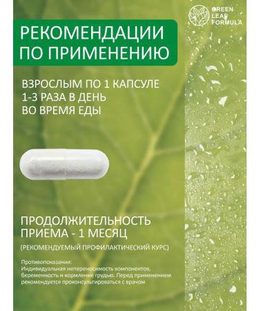 GREEN LEAF FORMULA Complex of probiotics and prebiotics for the intestines - Buy Online on GoSupps.com