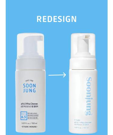 Etude House Cleaning foam Soonjung Cleanser - Buy Online on GoSupps.com