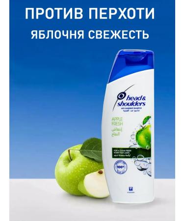 Head & Shoulders Shampoo against dandruff Apple freshness - Buy Online on GoSupps.com