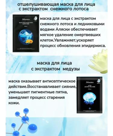 JMSolution set of fabric facial masks - Buy Online on GoSupps.com