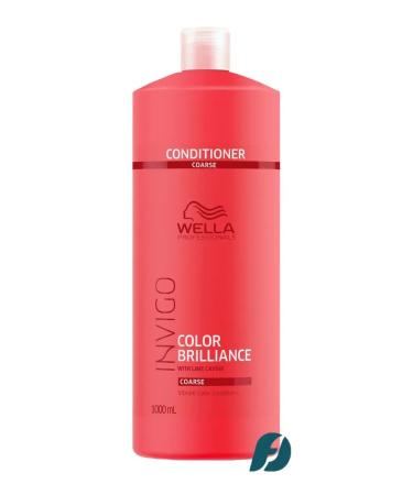 WELLA PROFESSIONALS Invigo Color Brilliance Air conditioner for hard hair 1000ml - Buy Online on GoSupps.com