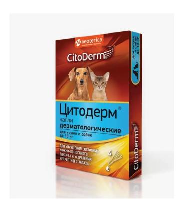 Ecoprom Citoderm Dermatological Dreams dogs 10kg 4p*1ml
