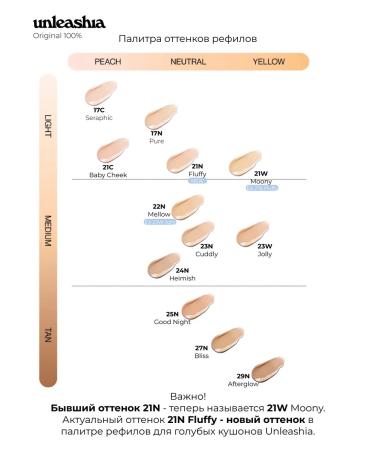 UNLEASHIA Cartridge Refil Kushon for Korea 21n Faces - Buy Online on GoSupps.com