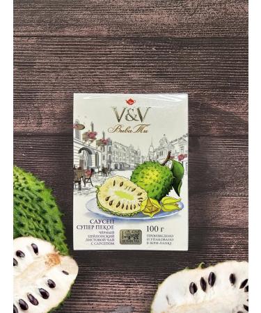 ViVa tea Black Ceylon Tea SourSop (Super Pekoe) 100 g - Buy Online on GoSupps.com