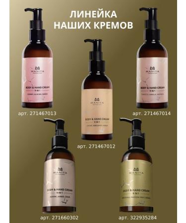 MANITA PROFESSIONAL Perfumed hand and body cream Patchouli - Buy Online on GoSupps.com