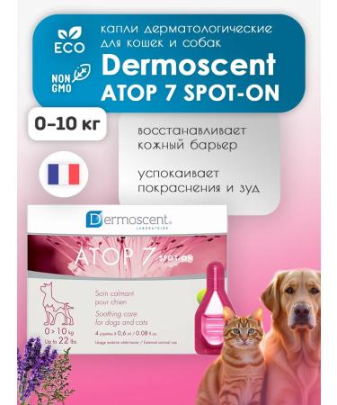 Dermoscent Drops from allergies for cats and dogs
