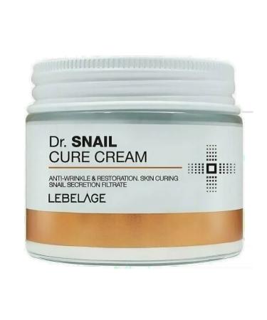 Lebelage Cream with mucin snail Dr. Snail Cure Cream 70 ml - Buy Online on GoSupps.com