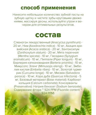 Patanjali Natural toothpaste 2 pcs - Buy Online on GoSupps.com