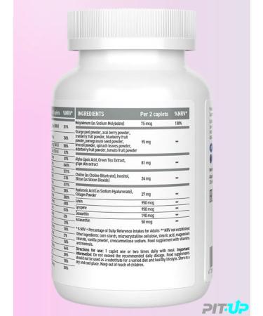 UltraSupps Vitamins for women health and beauty 60 kaplet - Buy Online on GoSupps.com
