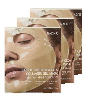NACIFIC Face mask Green Tea Cica Collagen Gel Mask - Buy Online on GoSupps.com