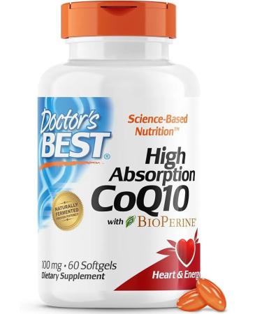 Doctor's Best Coenzym Q10 (CoQ10 with Bioperine) 60 gel capsules