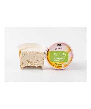 VkusVill Ice cream protein. "Banana" without sugar