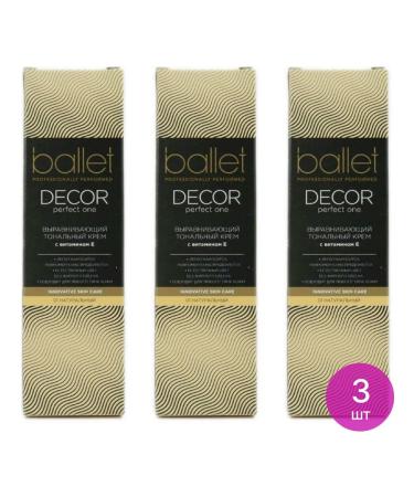 TM Freedom Ballet Tonal Cream DeCor Perfect One Tone 01 40g 3 pcs