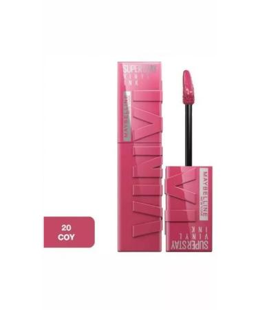 Maybelline New York Lipstick Superstay Vinyl Ink shade 20-coy