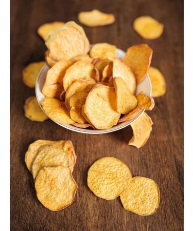Delicious from Crimea Sublimated peach fruit chips 500 grams - Buy Online on GoSupps.com