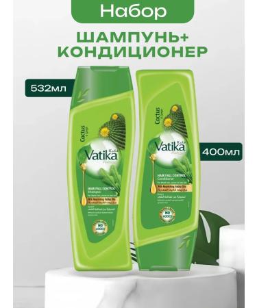 Dabur Shampoo+hair air conditioner Vatika "Cactus" 532 400ml