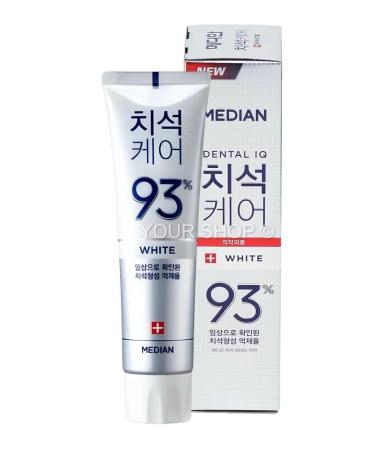 MEDIAN DENTAL IQ 93% Toothpaste whitening with the dental IQ zeolite 3 pcs - Buy Online on GoSupps.com