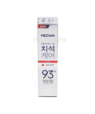 MEDIAN DENTAL IQ 93% Toothpaste whitening with the dental IQ zeolite 3 pcs - Buy Online on GoSupps.com