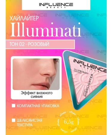 Influence Beauty Highlighter with microscopic particles 02