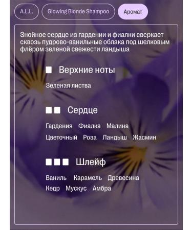 ALL About love & lifestyle Hair shampoo all types blond professional. 300 ml - Buy Online on GoSupps.com