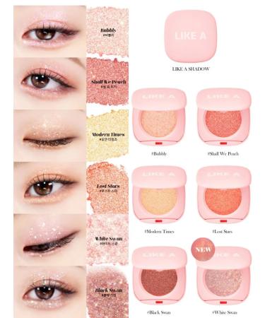 Blessed Moon Brilliant eyelid shadows Like A Shadow 05 Black Swan - Buy Online on GoSupps.com