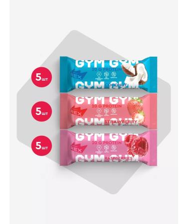 ProteinRex Protein bars without sugar assorted 15 pcs - Buy Online on GoSupps.com