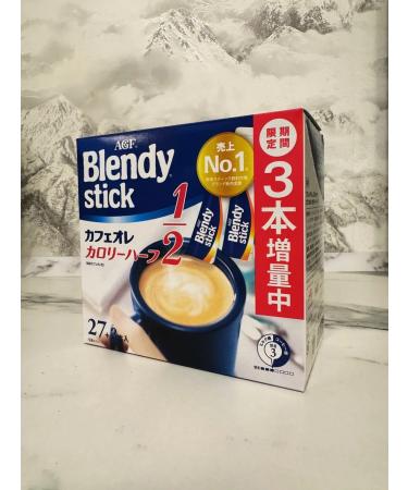 AGF Soluble low -calorie coffee 3 in 1 Blendy Stick - Buy Online on GoSupps.com