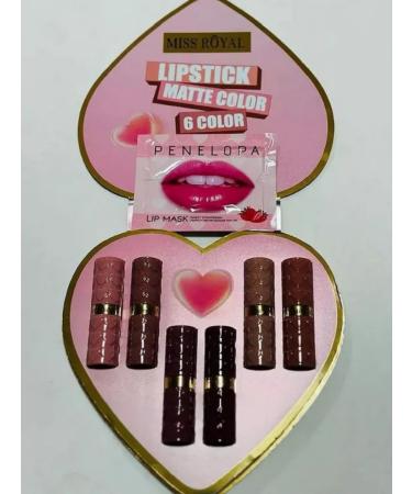 Miss Royal Matte lipstick waterproof 6pcs