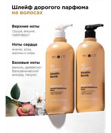 MIXIT Hair shampoo and balm Restoring RESTART 2.0 - Buy Online on GoSupps.com
