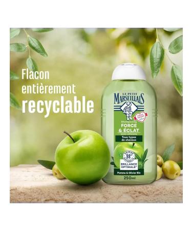 LE PETIT MARSEILLAIS Hair shampoo green apple Strength & Radiance 300 ml - Buy Online on GoSupps.com