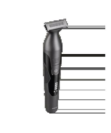 Polaris Hair cutting machine PHC 1704 trimmer graphite - Buy Online on GoSupps.com