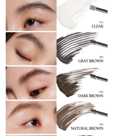 Hince Eyebrow gel Signature Brow Shaper #04 Natural Brown - Buy Online on GoSupps.com