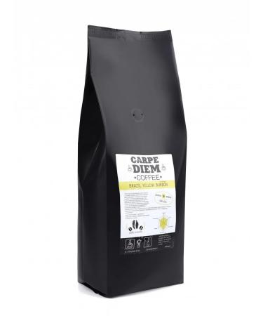 Kofcheg Coffee in Brazil grains Yellow Bourbon 1 kg - Buy Online on GoSupps.com